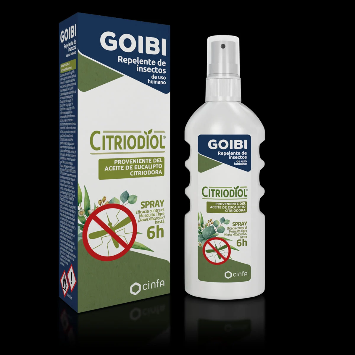 GOIBI Anti-Mücken Citriodiol Spray 100ml