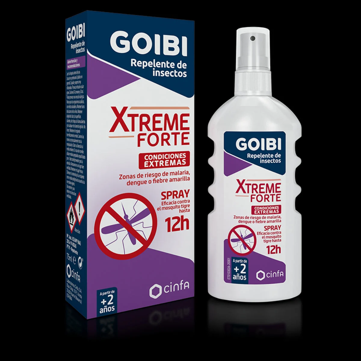 GOIBI Anti-Mücken Xtreme Forte Spray 75ml
