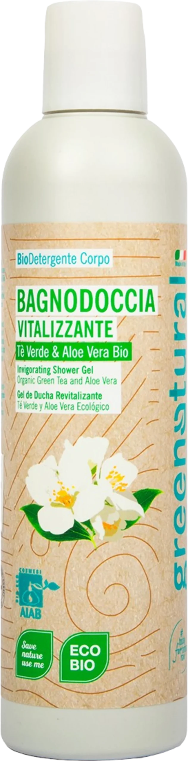 greenatural Duschgel Grüntee & Aloe Vera, 250 ml