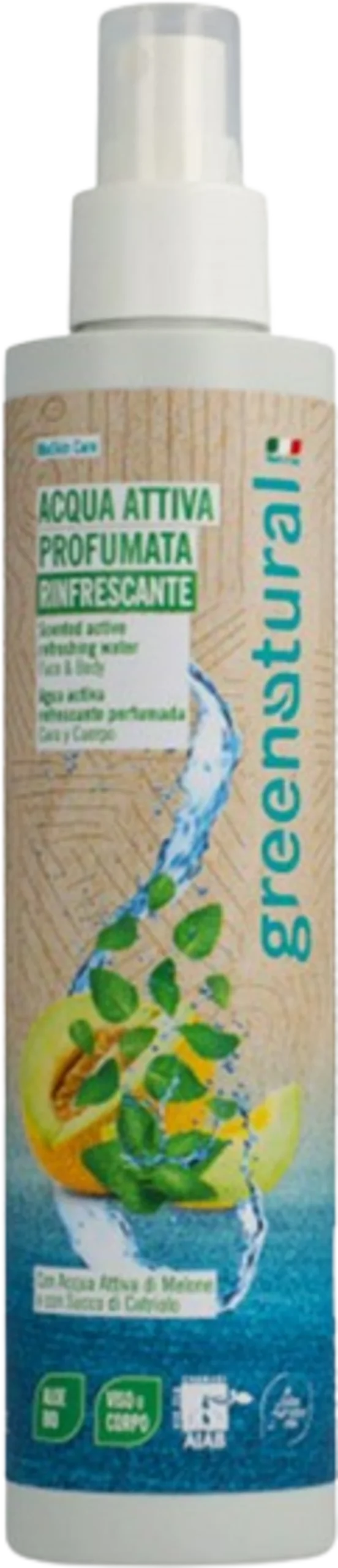 greenatural Erfrischendes Duftwasser, 200 ml