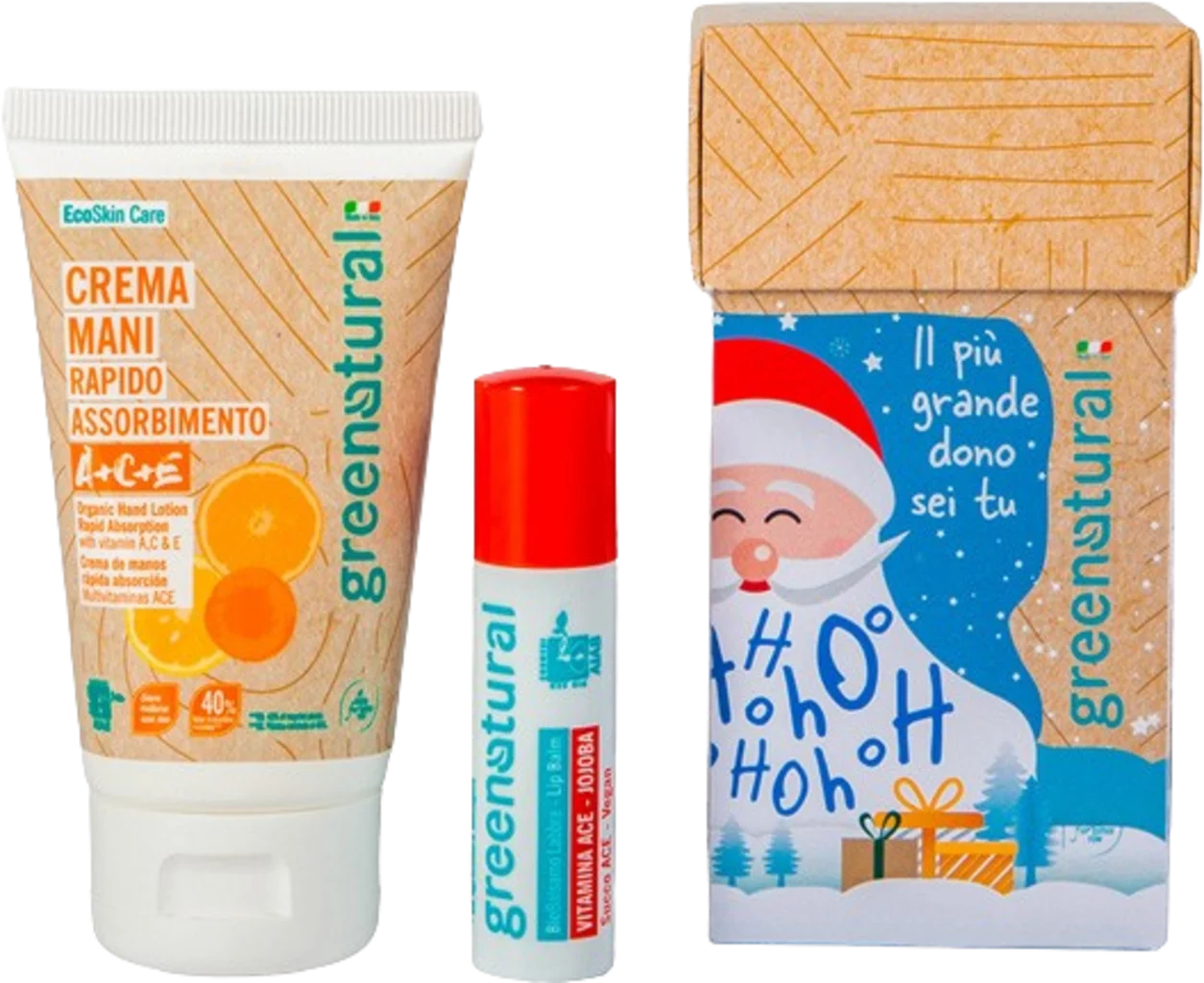 greenatural Geschenkbox "Happy Santa"