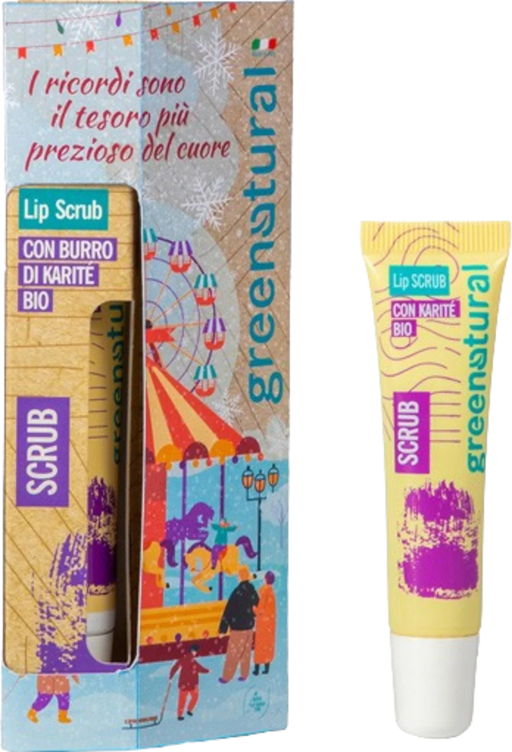 greenatural Lippenpeeling "Enchanted Carousel", 15 ml