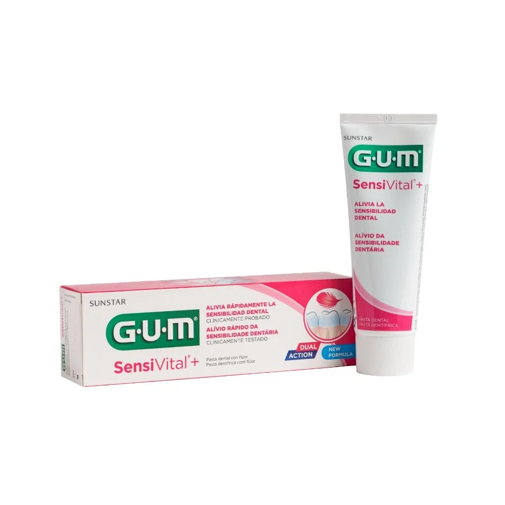 Gum Sensivital+ Duo Pack Gel Dentífrico 2X75 ml