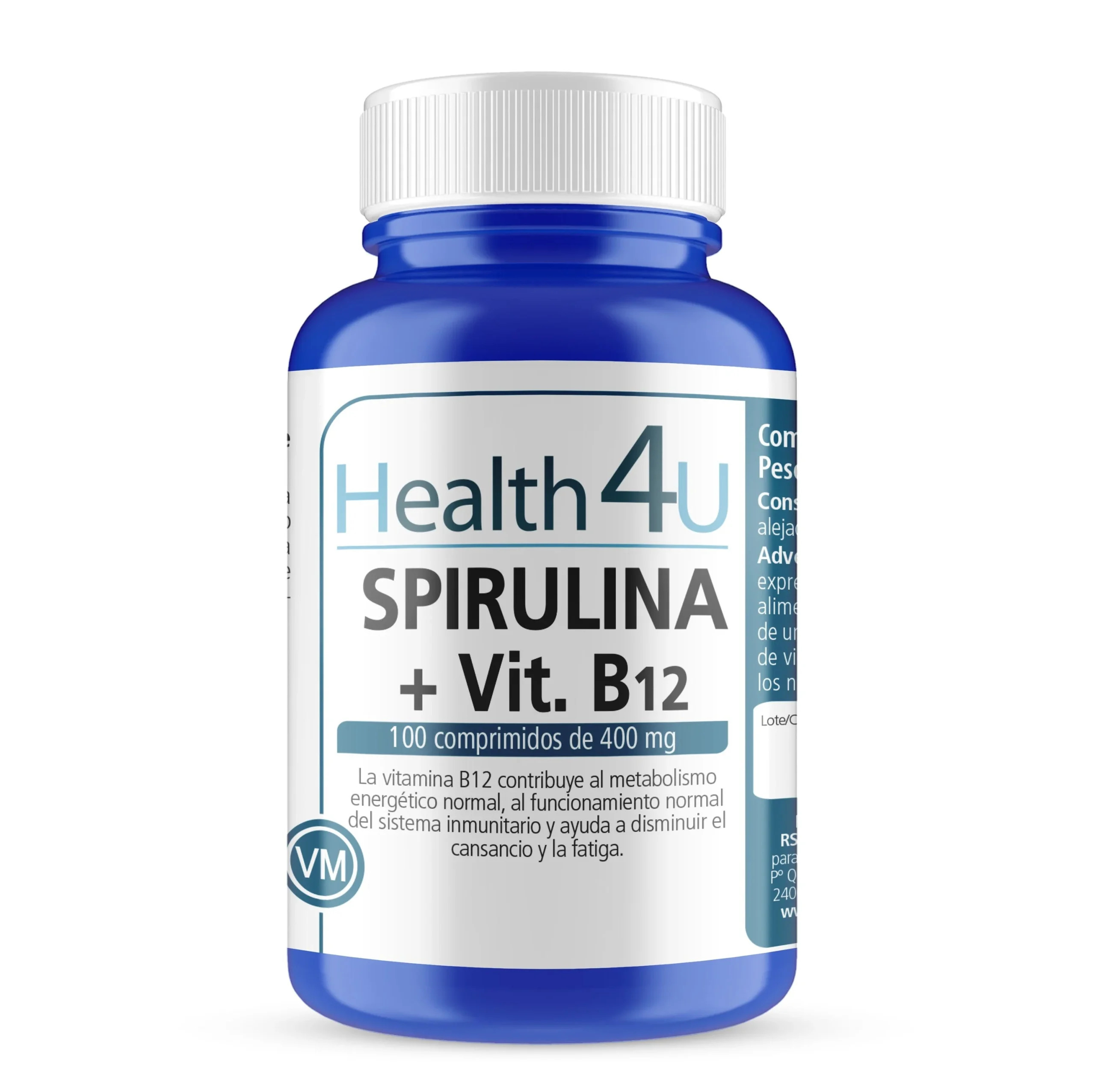H4U Spirulina+ Vitamin B12 100 Tabletten
