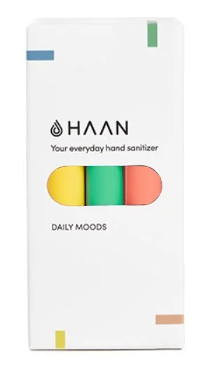 HAAN Händedesinfektionsmittel-Packung 3 x 30 ml (Sunset Fleur, Citrus Noon und Dew of Dawn)