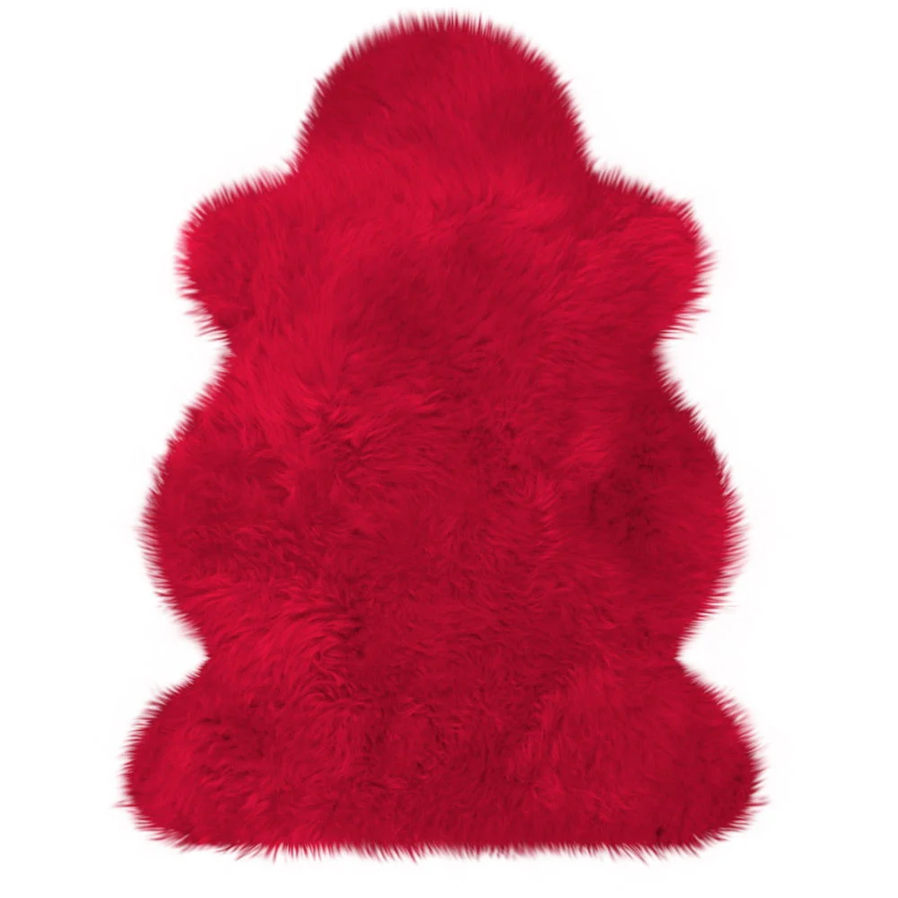 Heitmann FelleWollschaf Lammfell rot