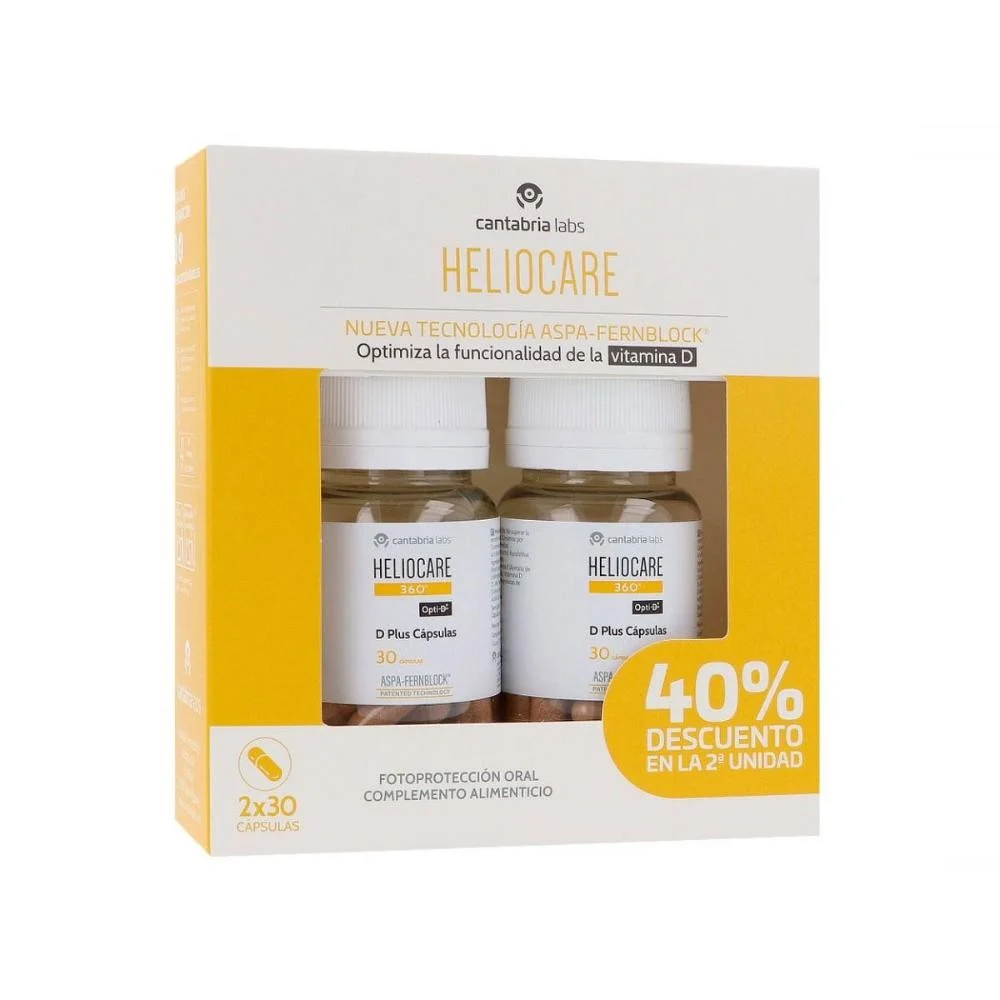 HELIOCARE 360º D Plus Duplo 2x30 Cápsulas