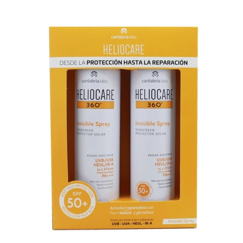 HELIOCARE 360º DUPLO Unsichtbares Spray SPF50 (2x200ml)