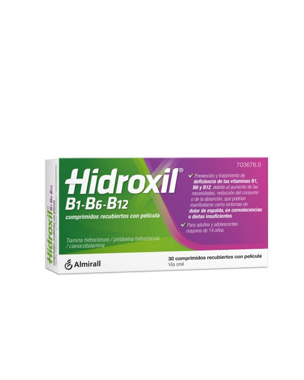 HIDROXIL B1-B6-B12 30 Tabletten