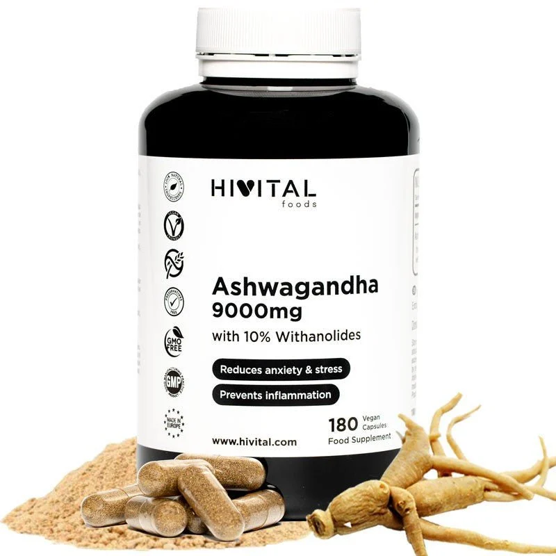 Hivital Ashwagandha 9000 mg 180 Kapseln
