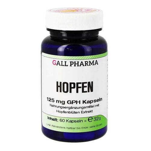 Hopfen 125 mg GPH Kapseln, 60 St