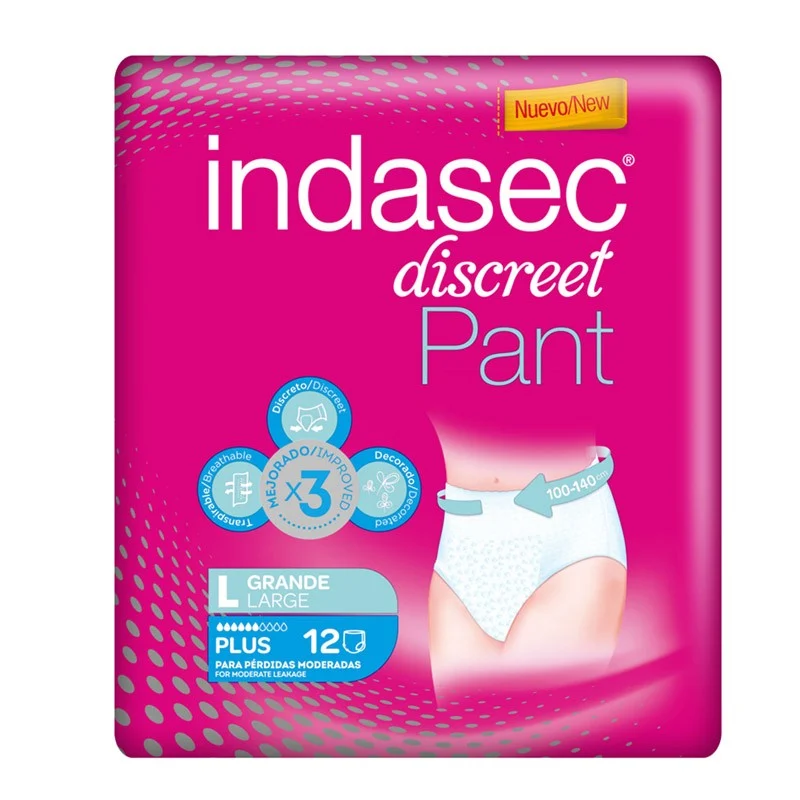 INDASEC Discreet Pant Plus Größe G 12 Einheiten