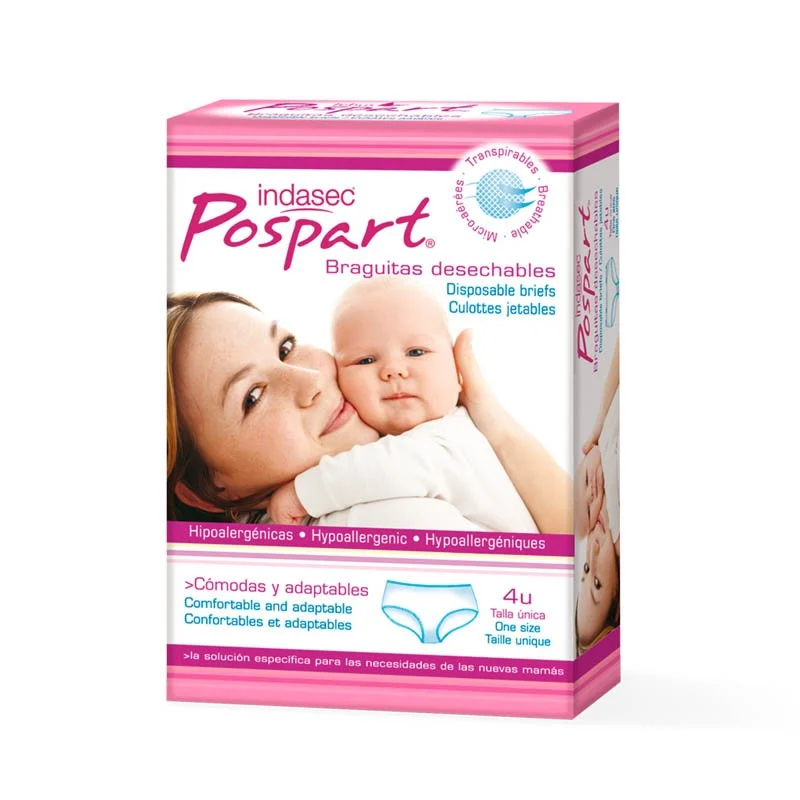 INDASEC POSPART Einweghöschen Einheitsgröße 4 Einheiten