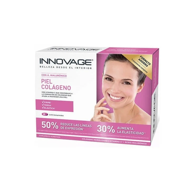 INNOVAGE Skin Collagen mit Hyaluronsäure 2x45 Tabletten