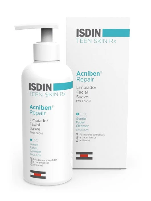 ISDIN ACNIBEN Teen Skin Rx Sanftes Gesichtsreinigungsmittel, 180 ml