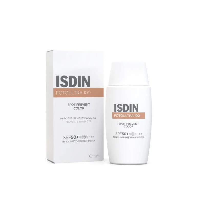 ISDIN Fotoultra 100 Spot Prevent Color SPF50+ Sonnenschutz (50ml)