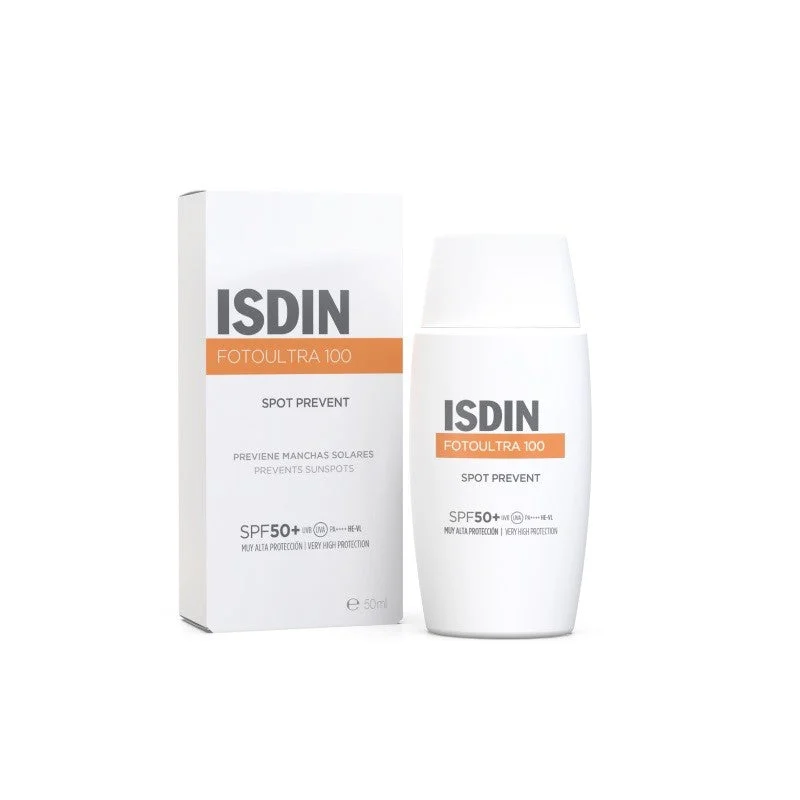 ISDIN Fotoultra 100 Spot Prevent Fusion Fluid SPF 50+ Sonnenschutz (50ml)