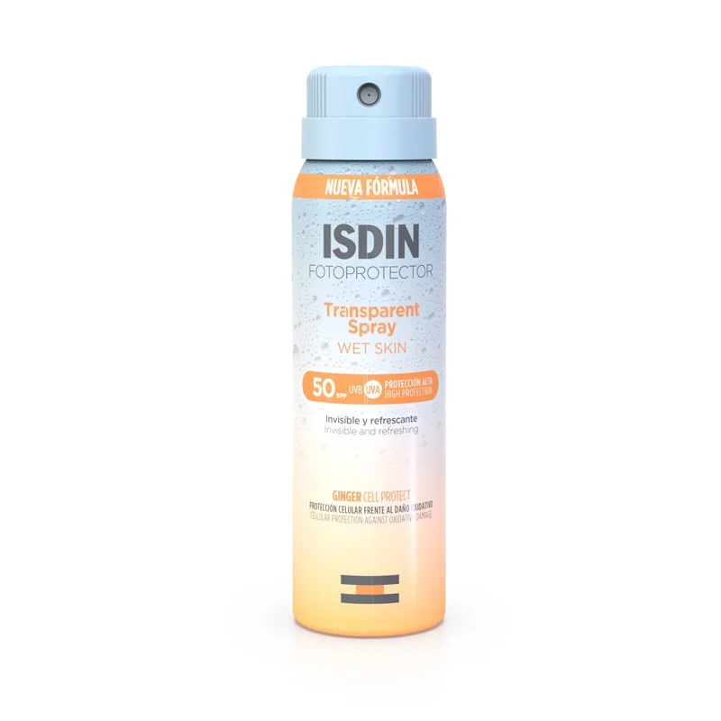 ISDIN Photoprotector Transparent Spray Nasse Haut SPF 50+ (100ml)