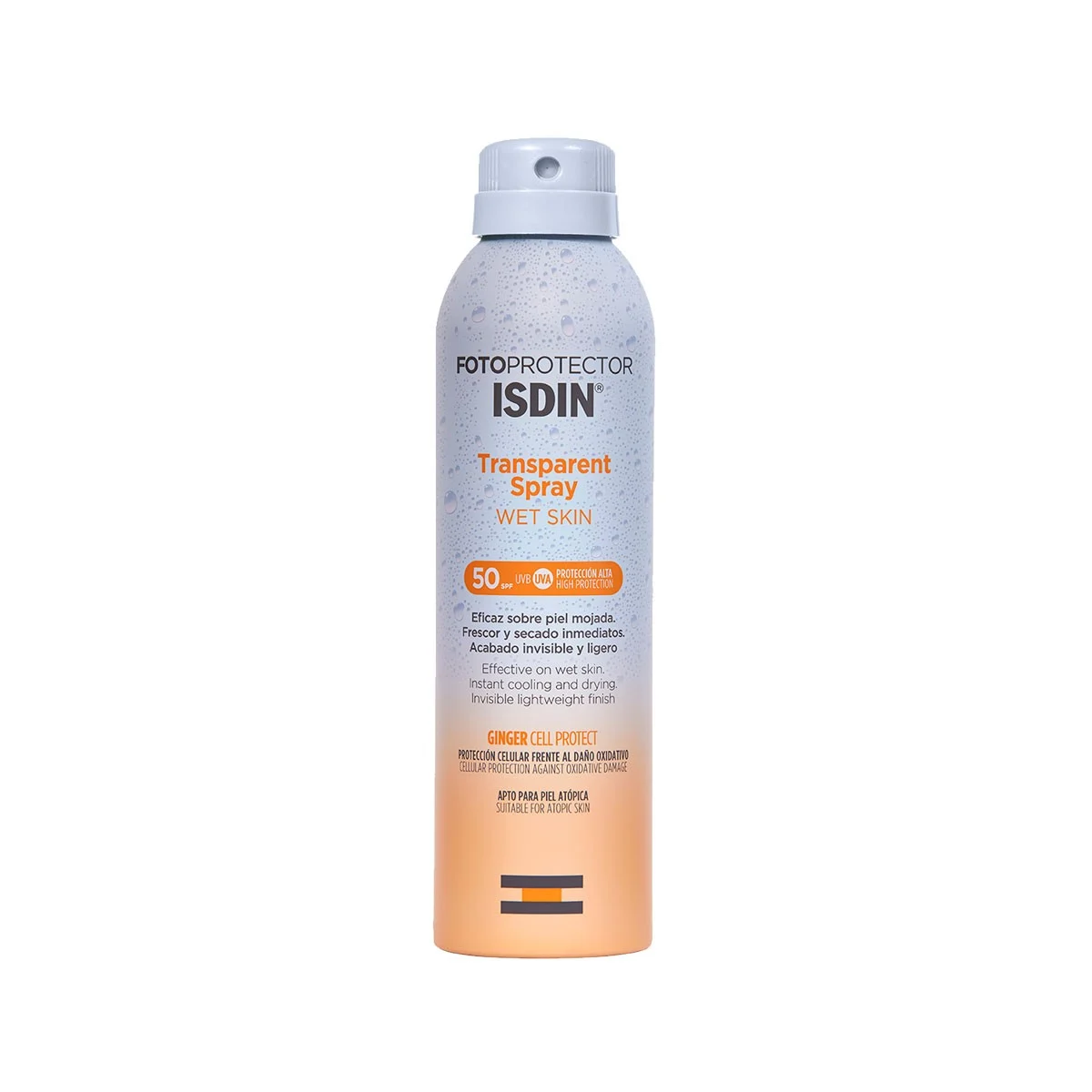 ISDIN Photoprotector Transparent Spray Nasse Haut SPF 50+ 250ml