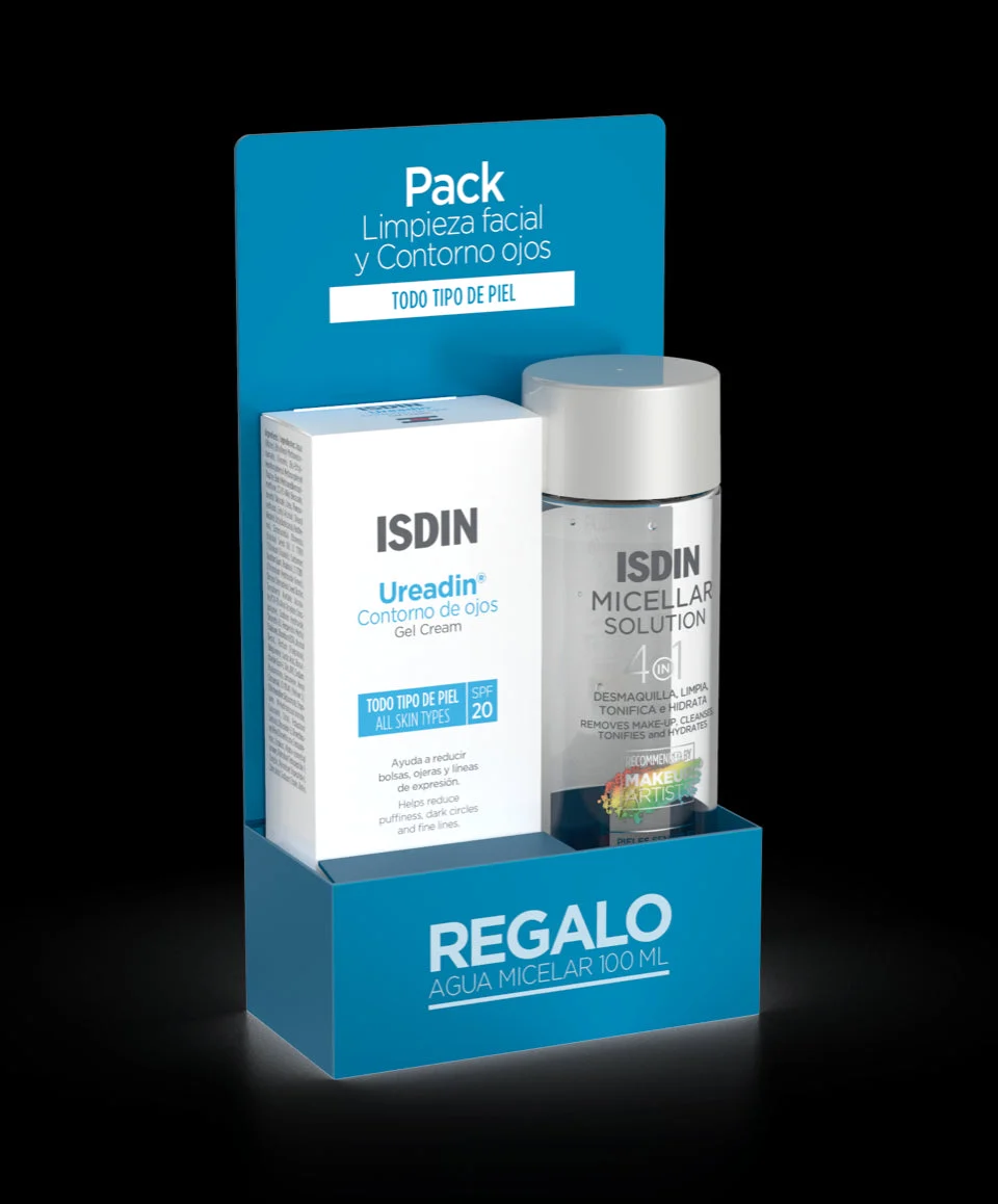 ISDIN UREADIN Augenkontur-Gelcreme LSF 20 15 ml + Mizellenwasser als Geschenk 100 ml