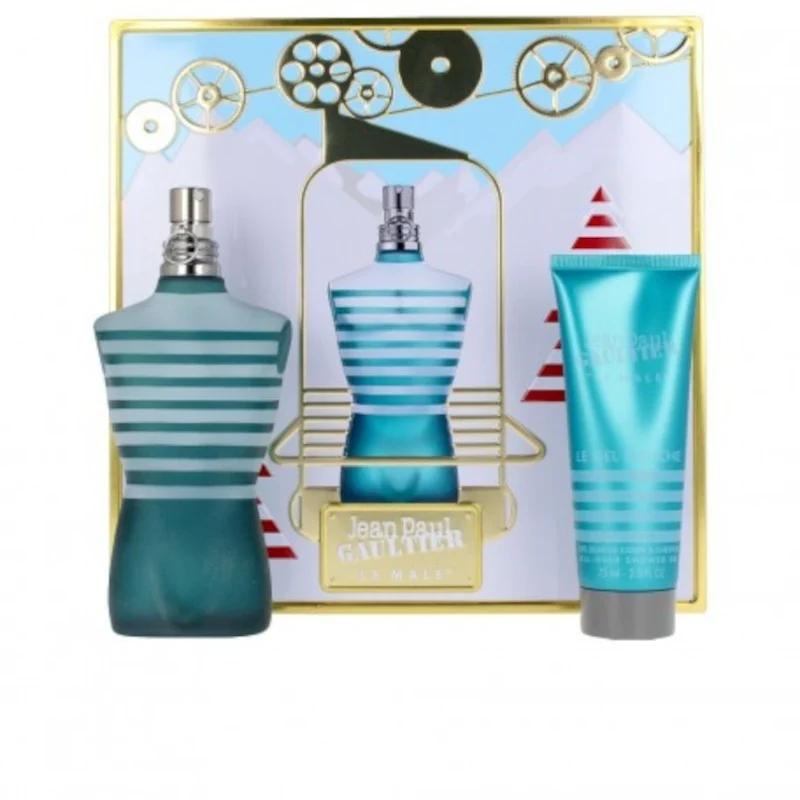 Jean Paul Gaultier Set Le Male Eau de Toilette Spray für Herren 125 ml + Duschgel 75 ml