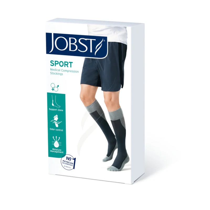 JOBSTSPORT Rosa/Graue Socken Größe L 15-20 mmHg 1 Paar