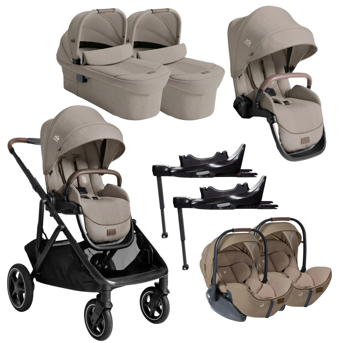 JoieVersiti Signature Twin Set mit i-Level Prosandstone