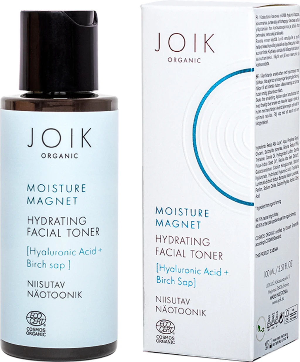 JOIK Organic Moisture Magnet Hydrating Facial Toner, 100 ml