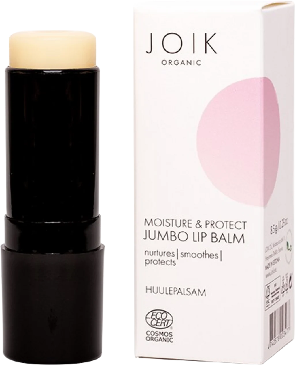 JOIK Organic Moisture & Protect Jumbo Lip Balm, 8,50 g