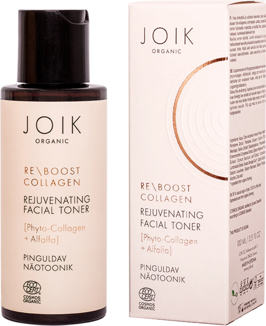 JOIK Organic Re-Boost Collagen Rejuvenating Facial Toner, 100 ml