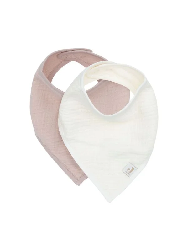 Jollein Hydrophiles Bandana Lätzchen - Wild Rose /Oatmeal - 2 Stück