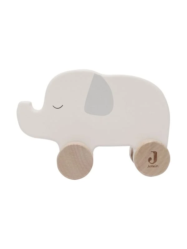 Jollein Jungle Jambo Holz-Elefant auf Rädern