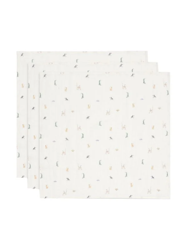 Jollein Jungle Jambo Hydrophile Tücher - 2 Stück - 70 x 70 cm