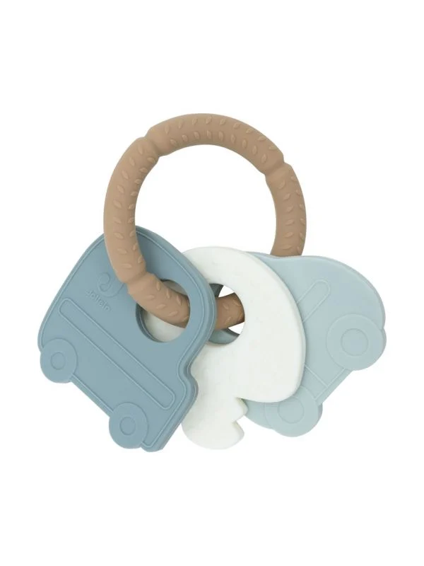 Jollein On The Go Beißring-Schlüsselring - Silikon