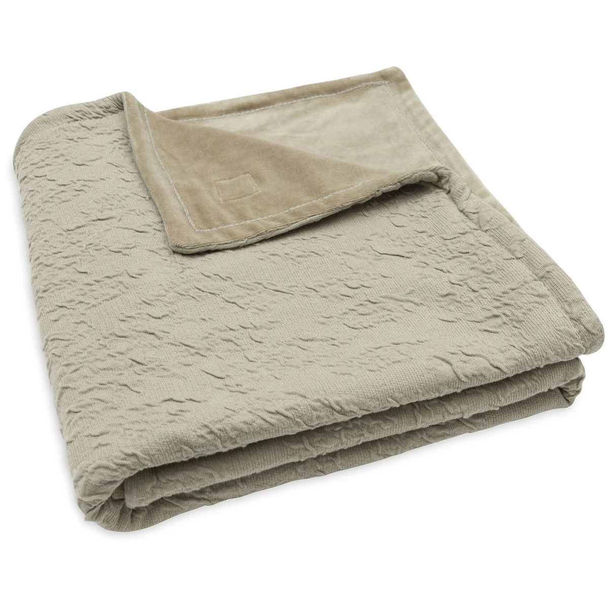 JolleinDecke Soft Waves olive green 100x150 cm