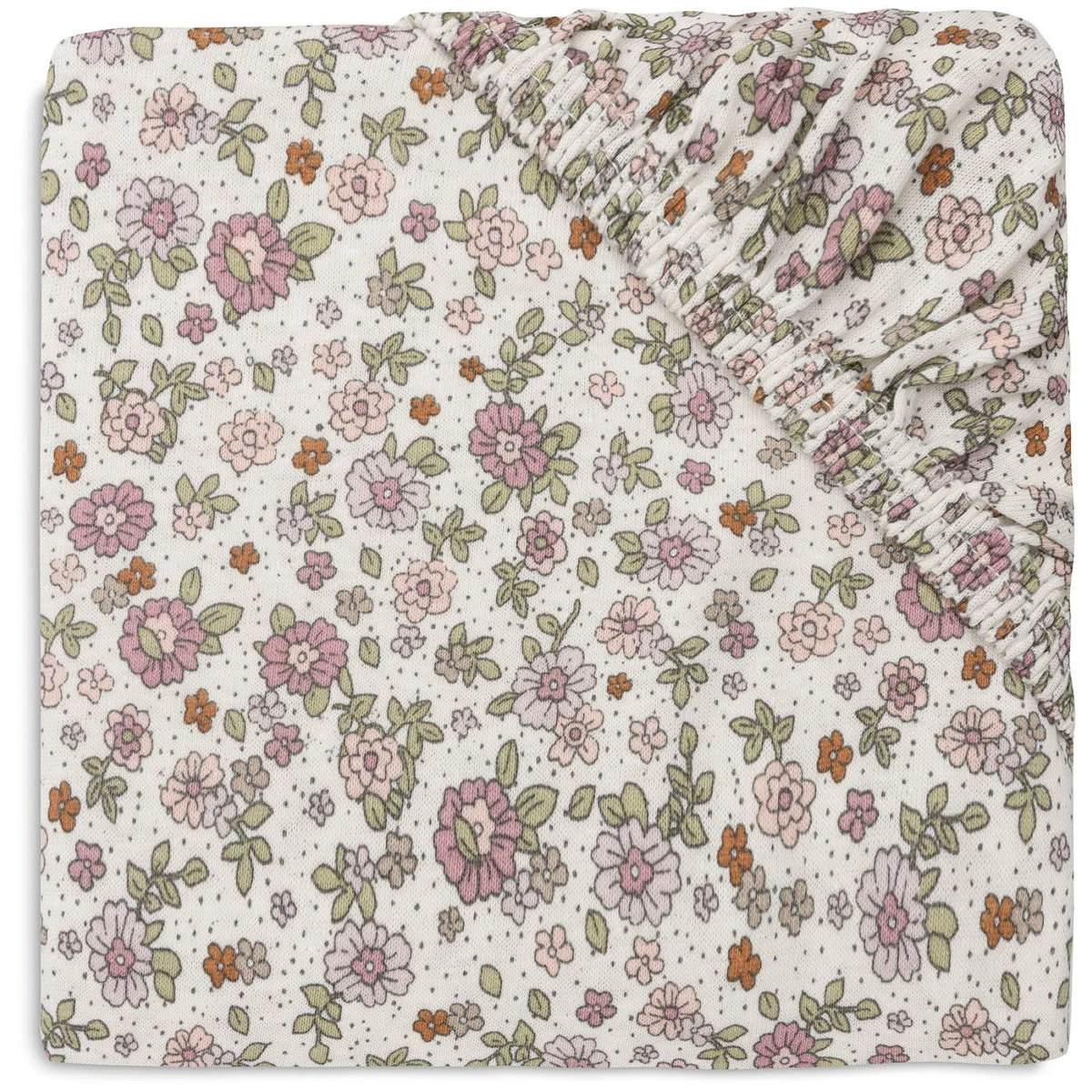 JolleinSpannbettlaken Jersey 60x120cm retro flowers
