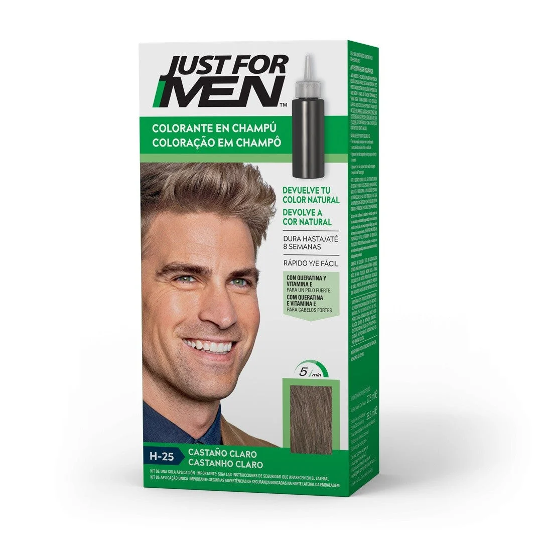 JUST FOR MEN Coloration in Hellbraun Shampoo H-25 (30ml)