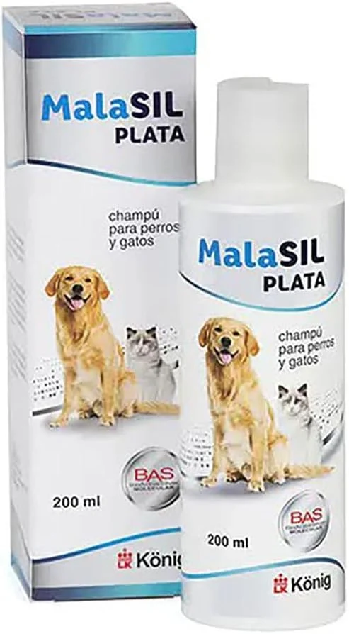 König Malasil Plata Champú Dermatológico para Mascotas 200ml