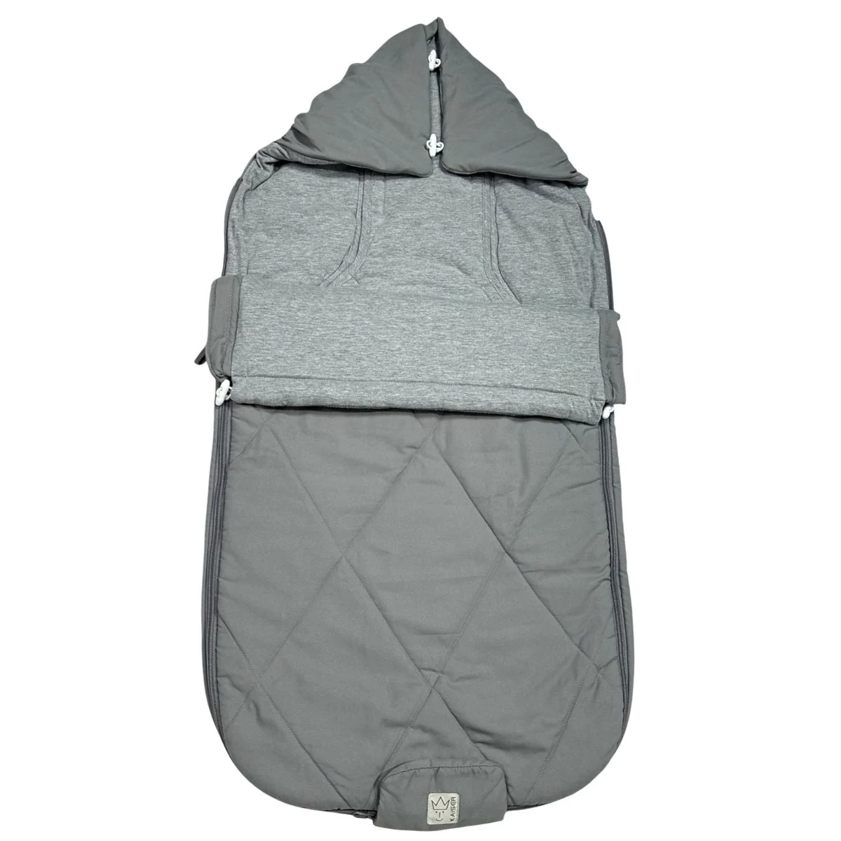 KaiserAURORA Sommer Kinderwagenfusssack light grey