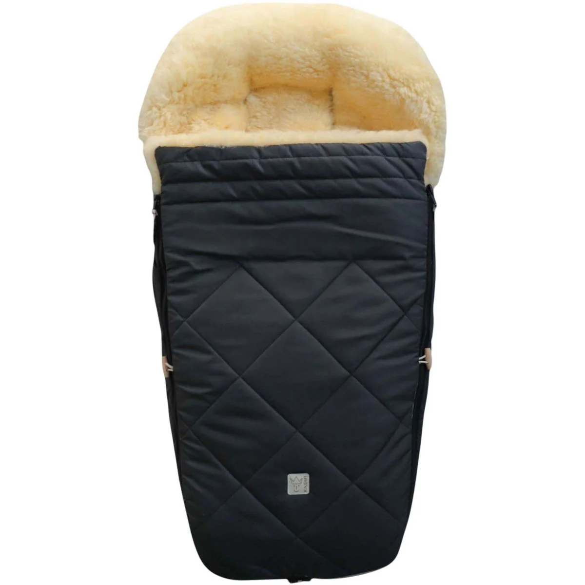 KaiserCLASSIC Lammfell Fusssack für Bugaboo anthracite