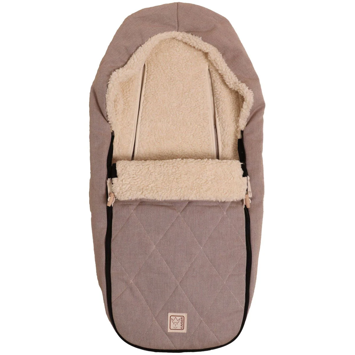 KaiserLe Petite Organic Cotton Bio Fusssackbrown/nature