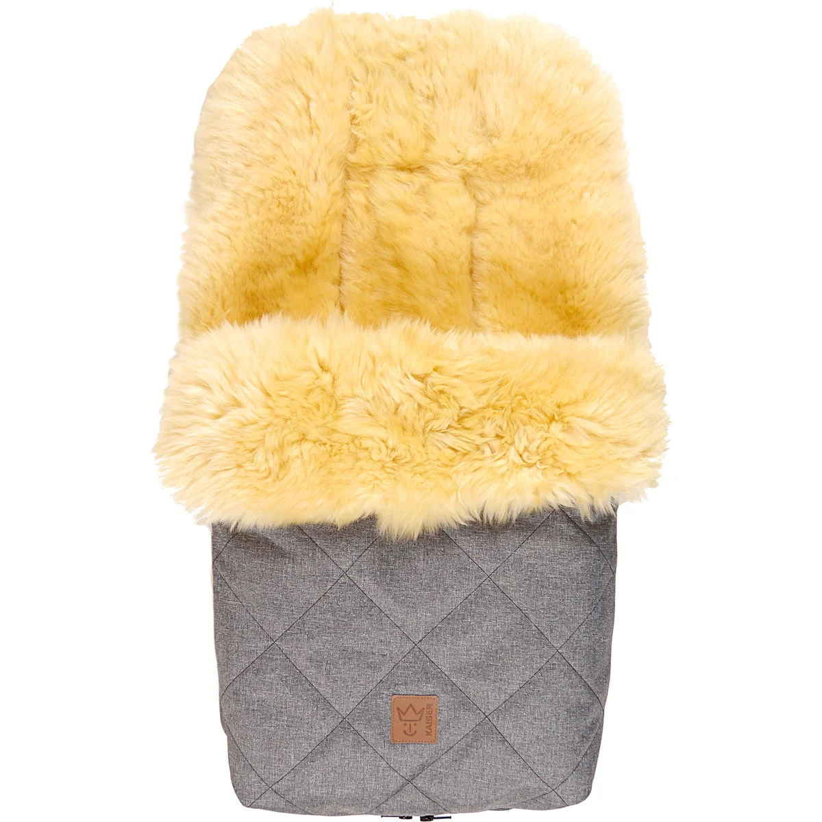 KaiserNELLY Lammfell Fusssack Medizin anthracite melange