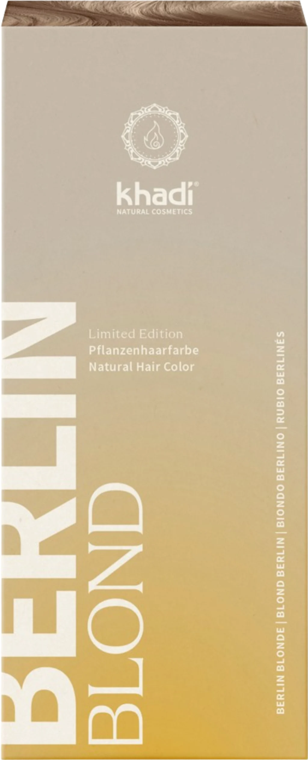 Khadi Pflanzenhaarfarbe Berlin Blond, 100 g