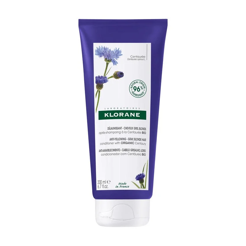 KLORANE Centaurea Conditioner für blondes und graues Haar 200 ml