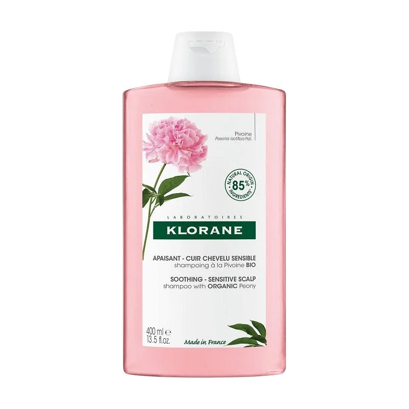 KLORANE Pfingstrose-Shampoo für gereiztes Haar, 400 ml