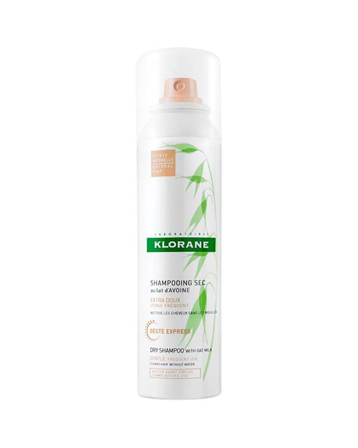 KLORANE Trockenshampoo mit Hafermilch für braunes Haar, 150 ml