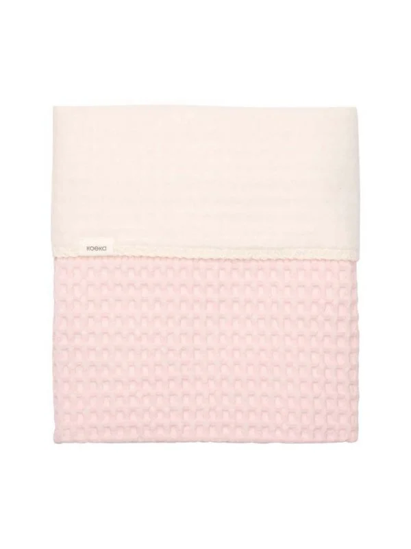 Koeka Amsterdam Waffel Bettdecke - Größe 100 x 150 - Cotton Fleece - Candy