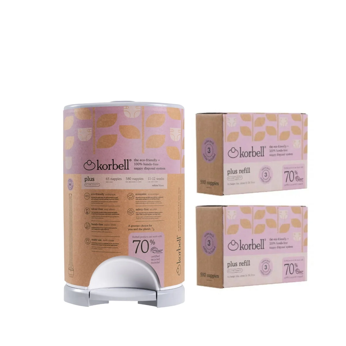 KorbellWindeleimer Plus recycled Set 6er Pack