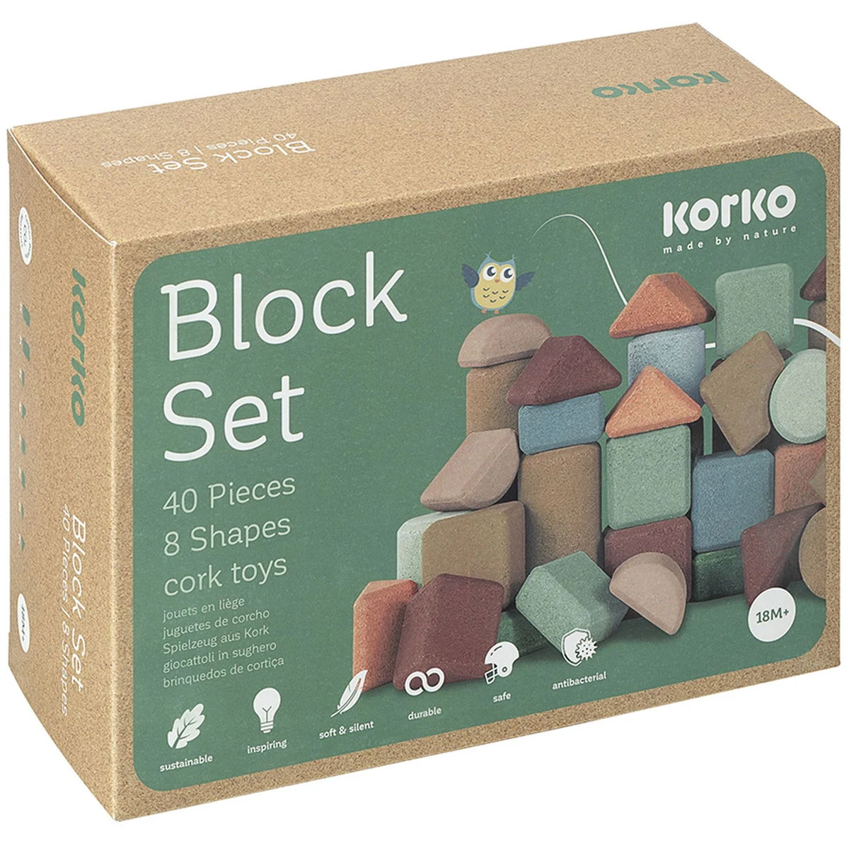 korkoKorkbausteine 40 Stück