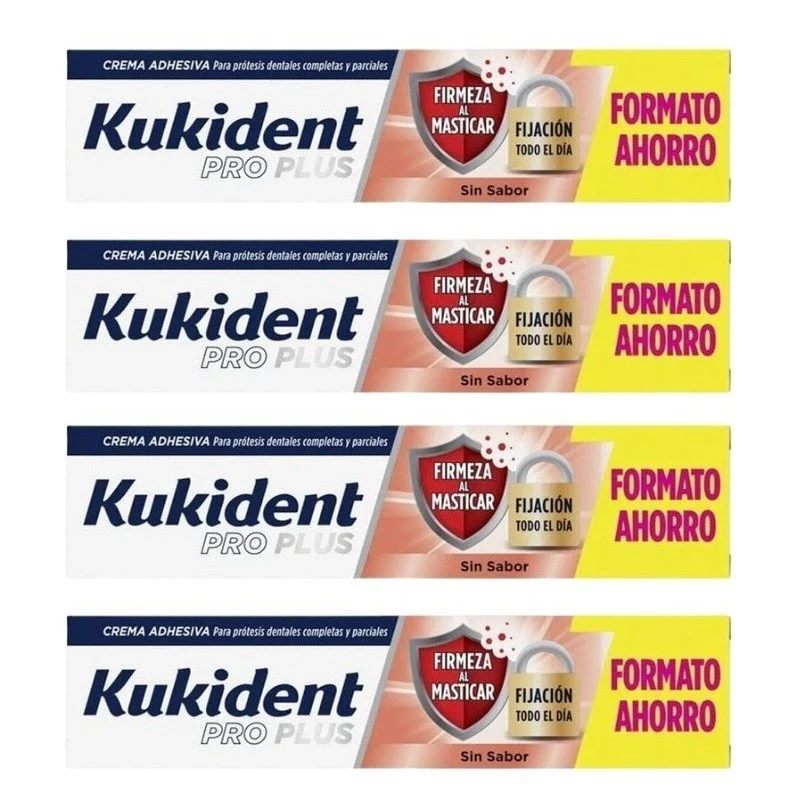 KUKIDENT Pro Plus Die beste Fixierung Vierfach 4x57 g